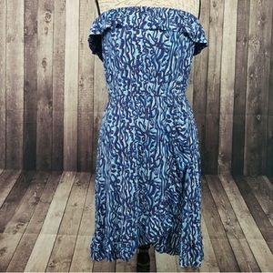 Lilly Pulitzer strapless dress in Flor